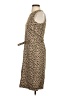 J.Crew Animal Print Tan Cocktail Dress Size 00 - photo 5