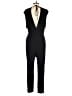 Silence and Noise Solid Black Jumpsuit Size M - photo 2