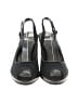 Stuart Weitzman Black Blue Wedges Size 6 1/2 - photo 2
