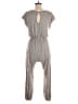 Flying Tomato Metallic Silver Jumpsuit Size M - photo 2