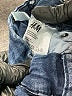 H&M Solid Blue Jeans Size 7 - 8 - photo 3