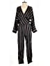 Maje Stripes Black Jumpsuit Size Med (2) - photo 1