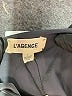 L'Agence 100% Silk Stripes Gray Jumpsuit Size Med (2) - photo 3