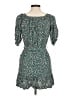 American Threads 100% Rayon Green Casual Dress Size M - photo 2