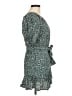 American Threads 100% Rayon Green Casual Dress Size M - photo 4