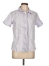 Assorted Brands Purple Blue Short Sleeve Blouse Size 12 - photo 1