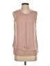 Violet & Claire 100% Polyester Tan Sleeveless Blouse Size S - photo 1