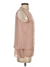 Violet & Claire 100% Polyester Tan Sleeveless Blouse Size S - photo 4