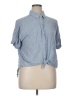 Chico's Blue Short Sleeve Blouse Size XL (3) - photo 1