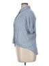 Chico's Blue Short Sleeve Blouse Size XL (3) - photo 5