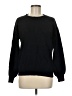 Unbranded Solid Black Pullover Sweater Size M - photo 1