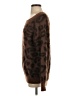 P.A.R.O.S.H. Animal Print Brown Pullover Sweater Size S - photo 5
