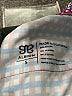 Albion Checkered-gingham Blue Casual Pants Size S - photo 3