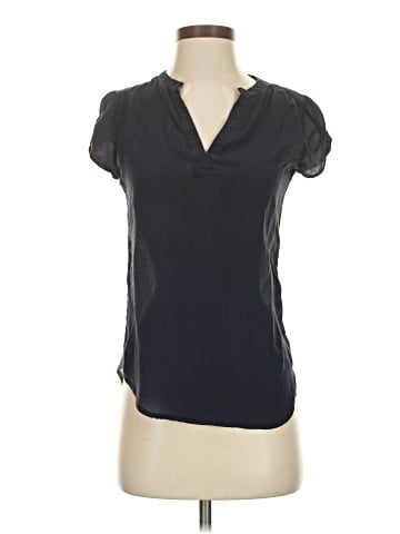 Babaton Short Sleeve Silk Top (view 1)