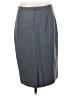Le Suit 100% Polyester Chevron-herringbone Gray Formal Skirt Size 4 (petite) - photo 2