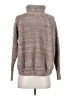 Shein 100% Polyester Tweed Brown Tan Turtleneck Sweater Size M - photo 2