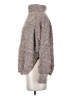 Shein 100% Polyester Tweed Brown Tan Turtleneck Sweater Size M - photo 5