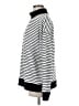 Evereve Stripes White Turtleneck Sweater Size M - photo 5