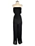 Elan 100% Rayon Solid Black Jumpsuit Size S - photo 1