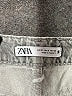 Zara Stripes Gray Jeans Size 0 - photo 4