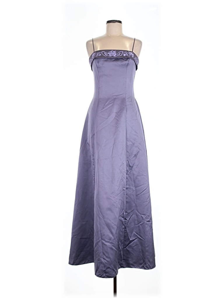 Pre-owned Morilee By Madeline Gardner Cocktail Dress In Purple