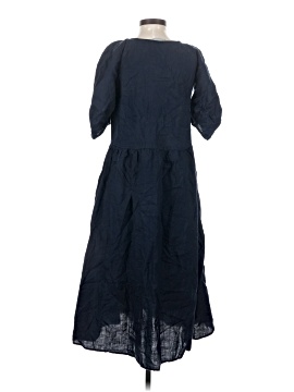 chinese dress ladies The Linen Oversized Puff-Sleeve Dress