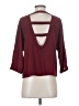 Valette Burgundy 3/4 Sleeve Top Size S - photo 2