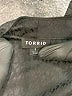 Torrid Polka Dots Black Long Sleeve Blouse Size 1X Plus (1) - photo 7