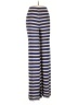 Flat White Stripes Blue Casual Pants Size XS - photo 1