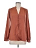 H&M Brown Long Sleeve Blouse Size 6 - photo 1