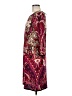 Neiman Marcus Paisley Burgundy Cocktail Dress Size 8 - photo 5