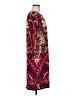 Neiman Marcus Paisley Burgundy Cocktail Dress Size 8 - photo 4