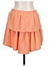 Drew 100% Cotton Solid Orange Casual Skirt Size L - photo 1