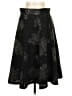 Ann Taylor 100% Polyester Paisley Black Formal Skirt Size 2 - photo 1