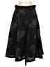 Ann Taylor 100% Polyester Paisley Black Formal Skirt Size 2 - photo 2