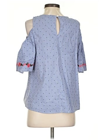 Blue Rain 3/4 Sleeve Blouse (view 2)