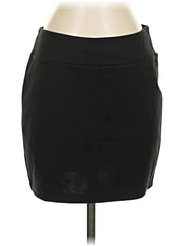 Kensie Faux Leather Skirt (view 1)