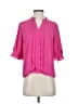 Ann Taylor 100% Polyester Pink 3/4 Sleeve Blouse Size XS - photo 1
