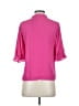 Ann Taylor 100% Polyester Pink 3/4 Sleeve Blouse Size XS - photo 2