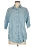 Unbranded Blue 3/4 Sleeve Blouse Size M - photo 1
