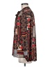 Daniel Rainn 100% Polyester Paisley Brown Long Sleeve Blouse Size M - photo 5