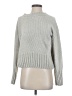 Cynthia Rowley TJX 100% Polyester Solid Silver Turtleneck Sweater Size S - photo 1