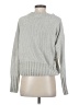 Cynthia Rowley TJX 100% Polyester Solid Silver Turtleneck Sweater Size S - photo 2