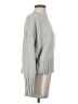 Cynthia Rowley TJX 100% Polyester Solid Silver Turtleneck Sweater Size S - photo 4