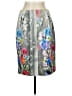 Nanette Lepore Graphic Gray Formal Skirt Size 10 - photo 2