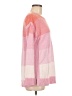 T by Talbots 100% Cotton Color Block Pink Pullover Sweater Size M - photo 4