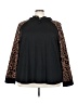 Emery Rose 100% Polyester Black Long Sleeve Turtleneck Size 5X - photo 1