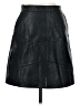Zara Basic Solid Black Faux Leather Skirt Size S - photo 1