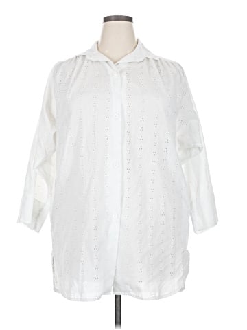 Gabar 3/4 Sleeve Button-Down Shirt (view 1)