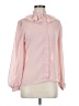 Karina 100% Polyester Pink Long Sleeve Blouse Size 8 - photo 1